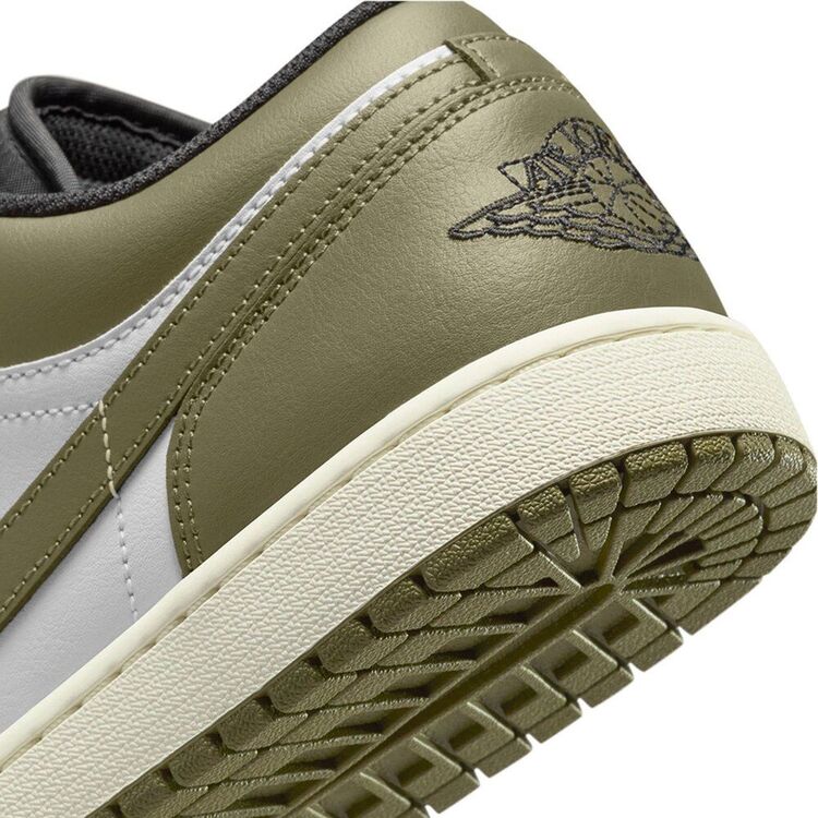 Air Jordan 1 Low 'black toe medium olive'
