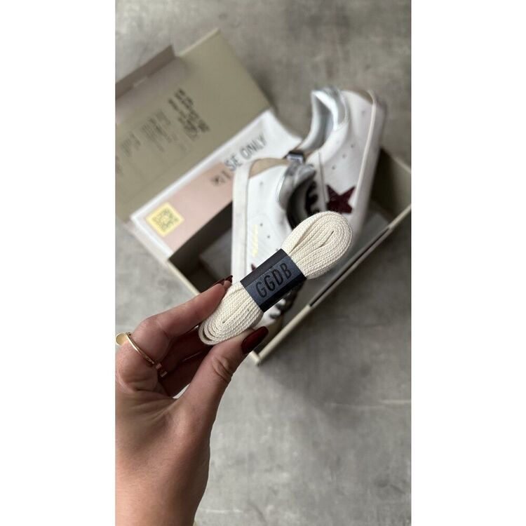 Golden Goose Bordo Glitter Star
