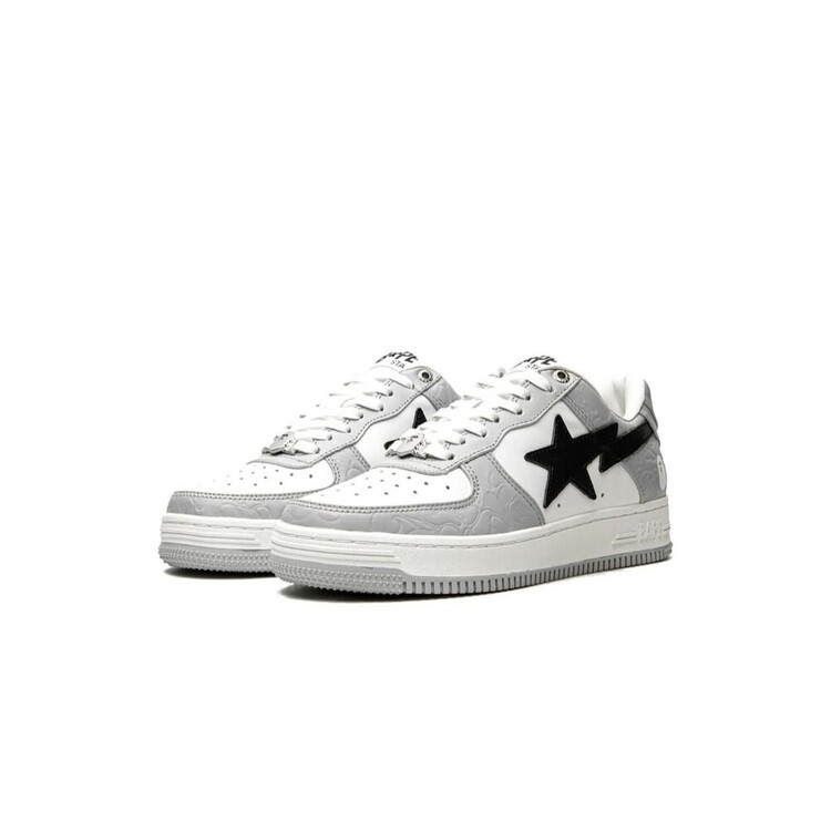 BAPE Bapesta Low M2 'White Grey'