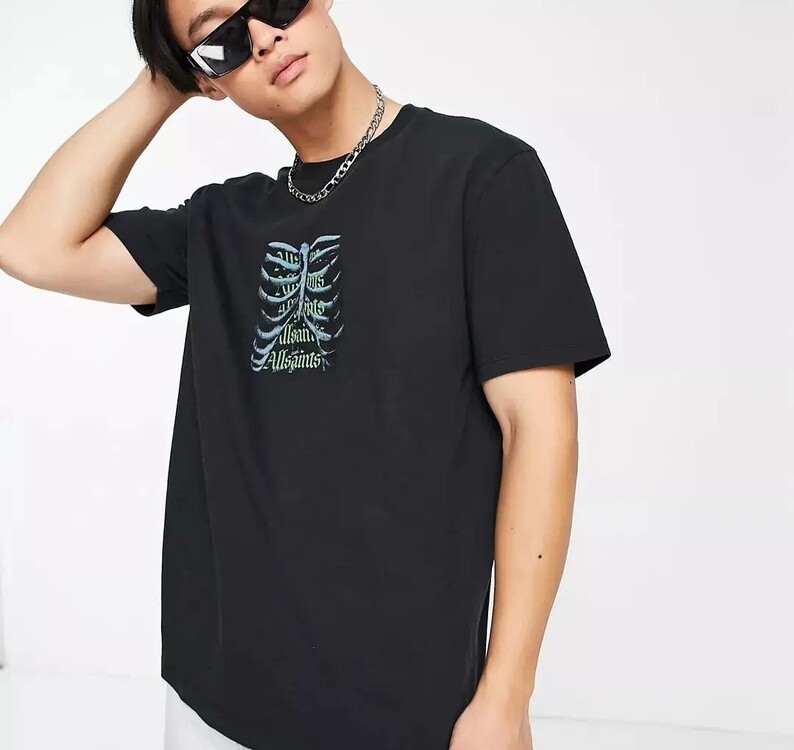 Oversize Baskılı Tshirt