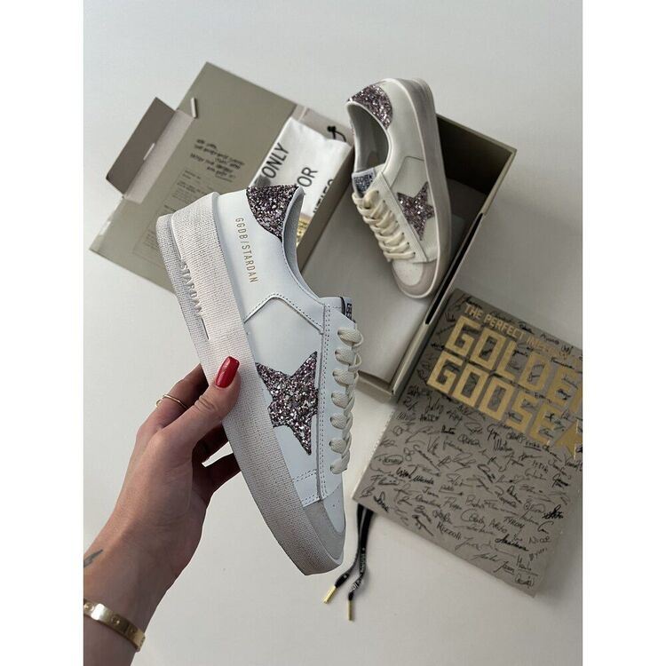 Golden Goose “White Purple” Glitter