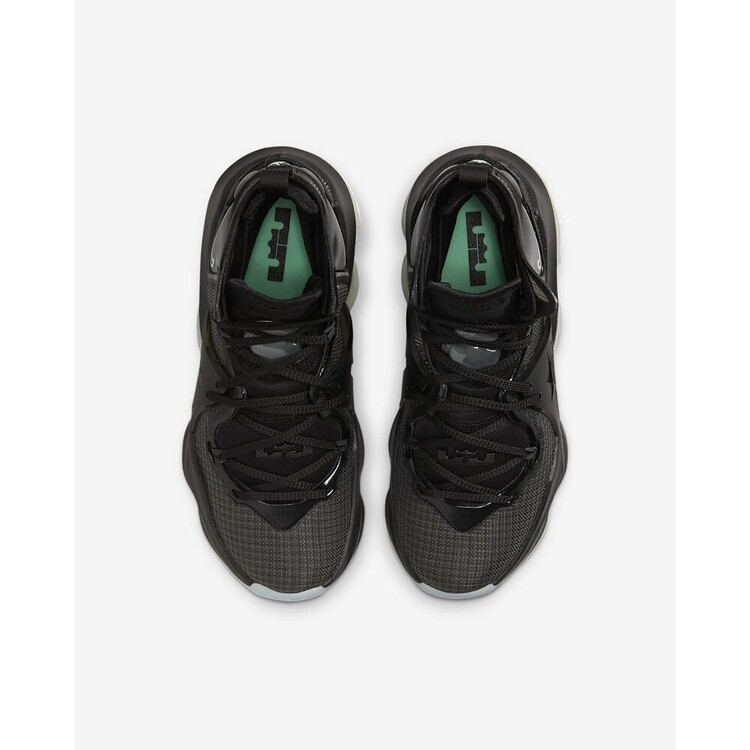 Lebron 19 Black Green Glow