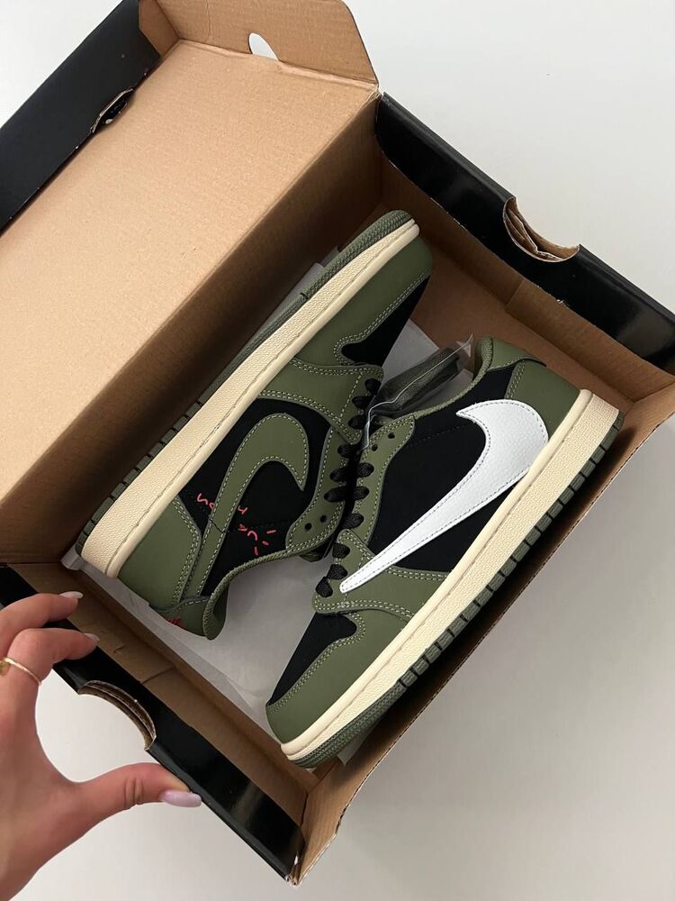 Travis Scott x Air Jordan 1 Low OG Black Olive