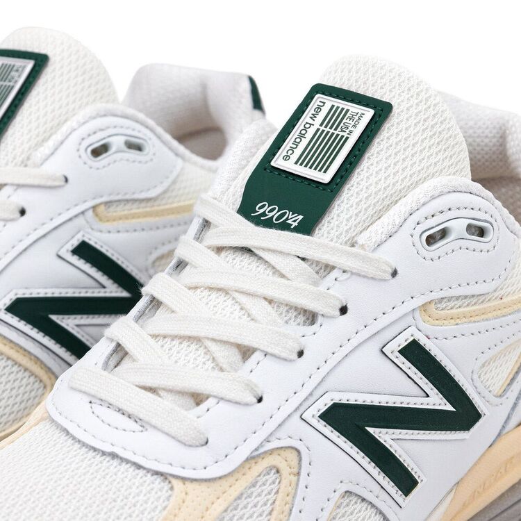 New Balance Made in USA 990 V4 Calcium | Forest Green