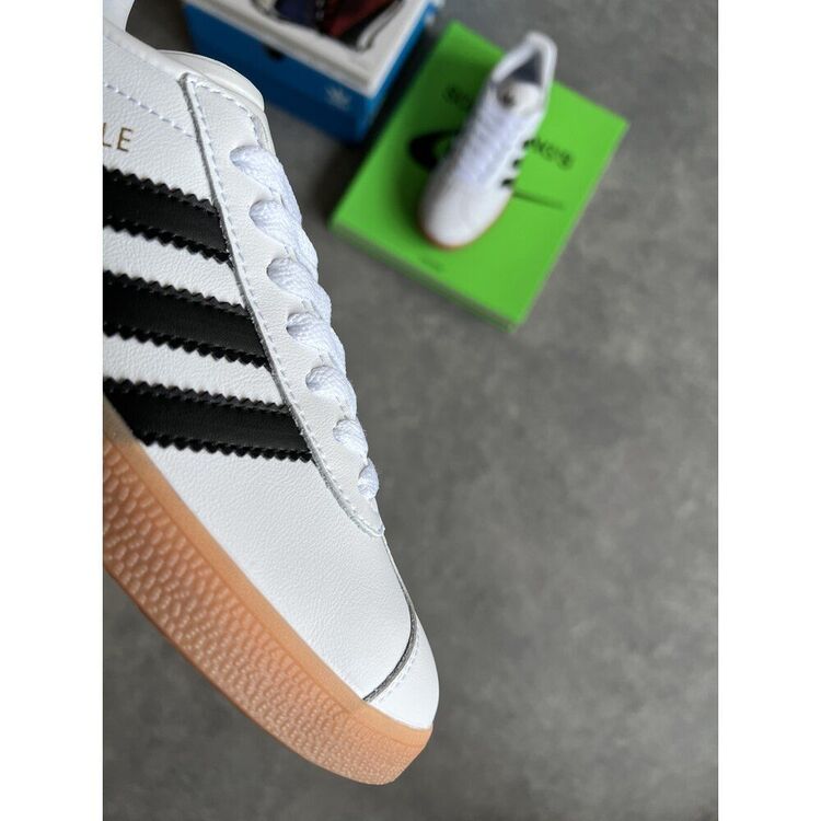 Adidas Gazelle White Black