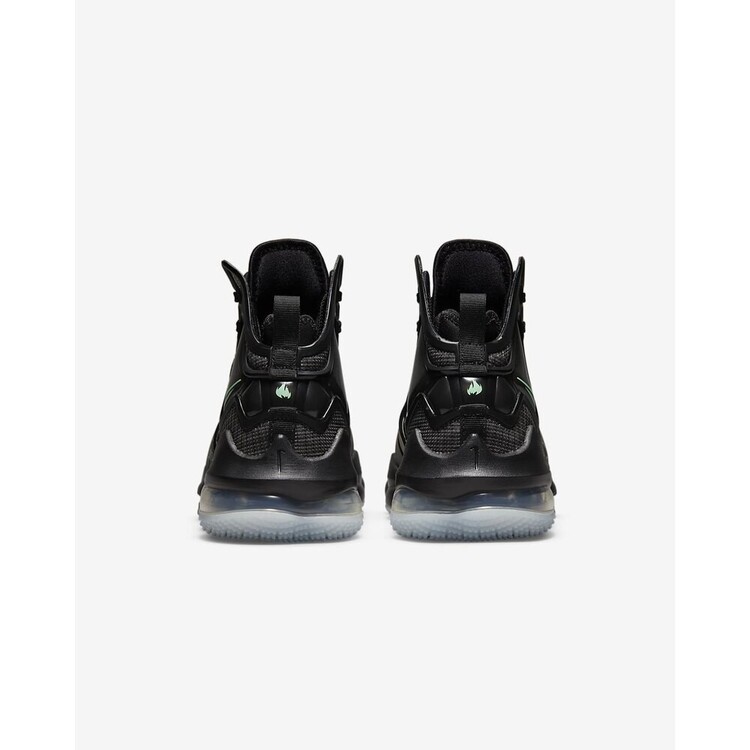 Lebron 19 Black Green Glow