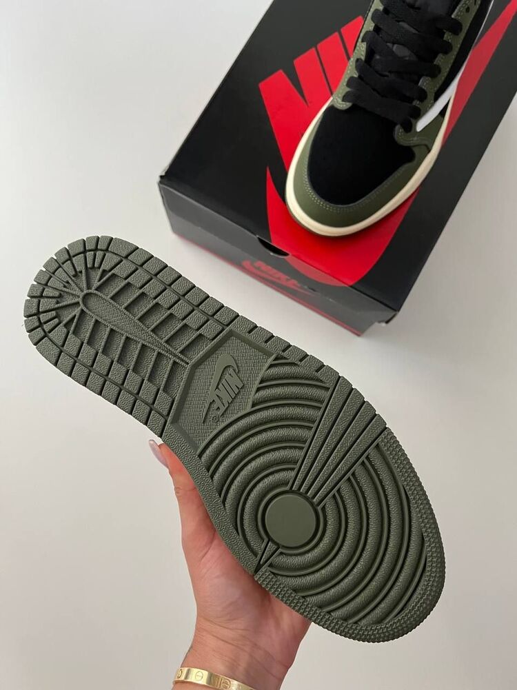Travis Scott x Air Jordan 1 Low OG Black Olive