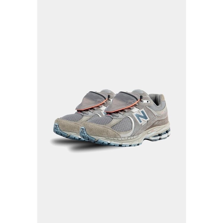 New Balance 2002R Grey Brown Pouch