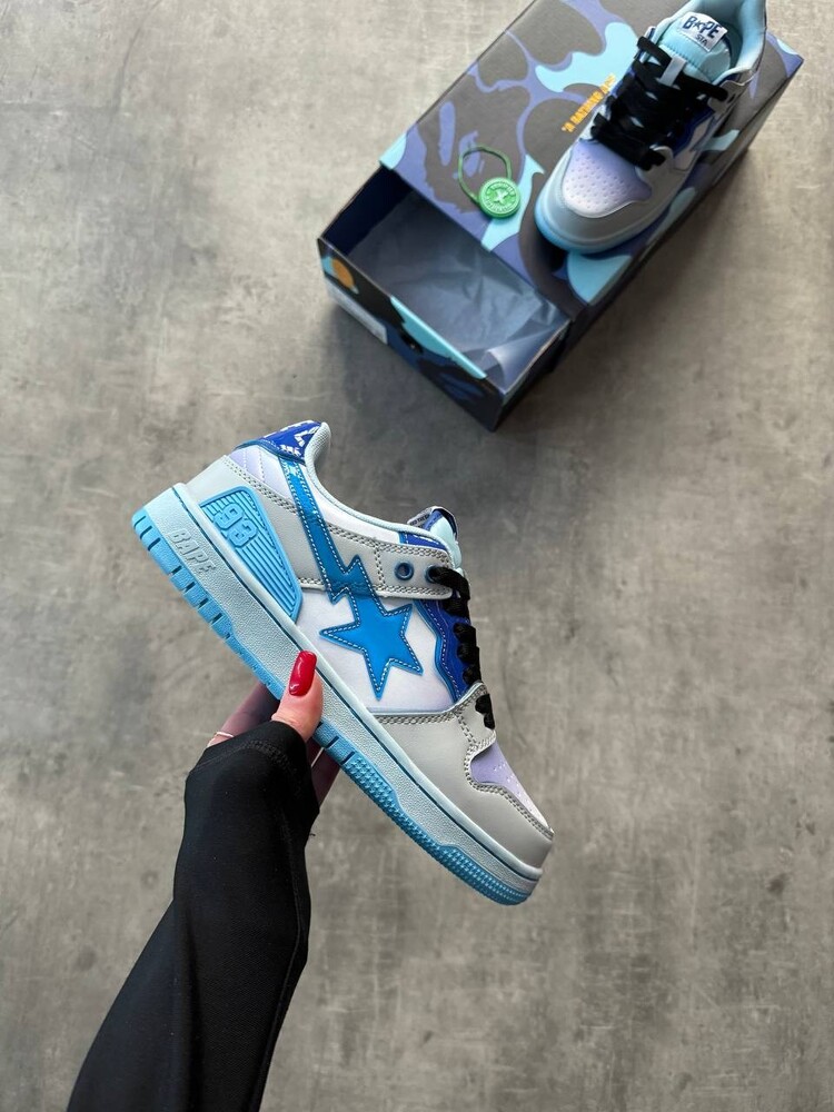 Bape SK8 Sta Low ‘Metallic Blue’
