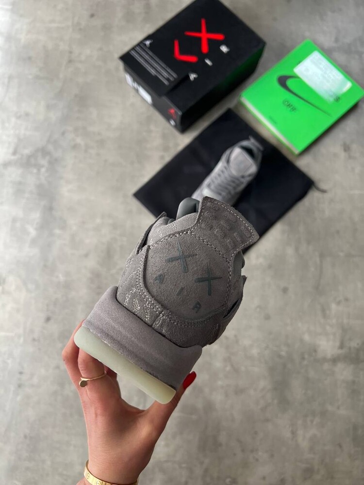 Air Jordan 4 Retro KAWS Cool Grey