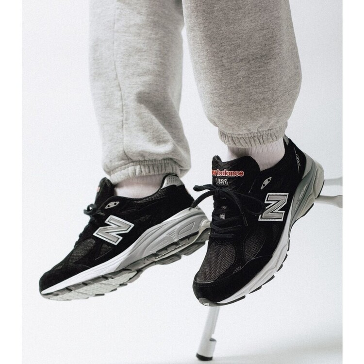 New Balance 990 V3 USA BLACK WHİTE