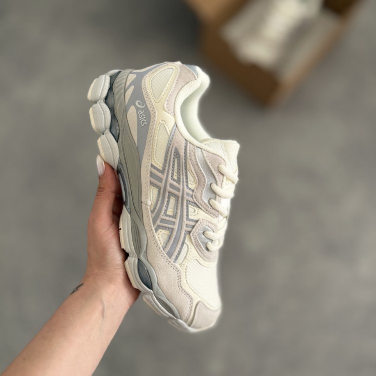Gel NYC Running White Grey