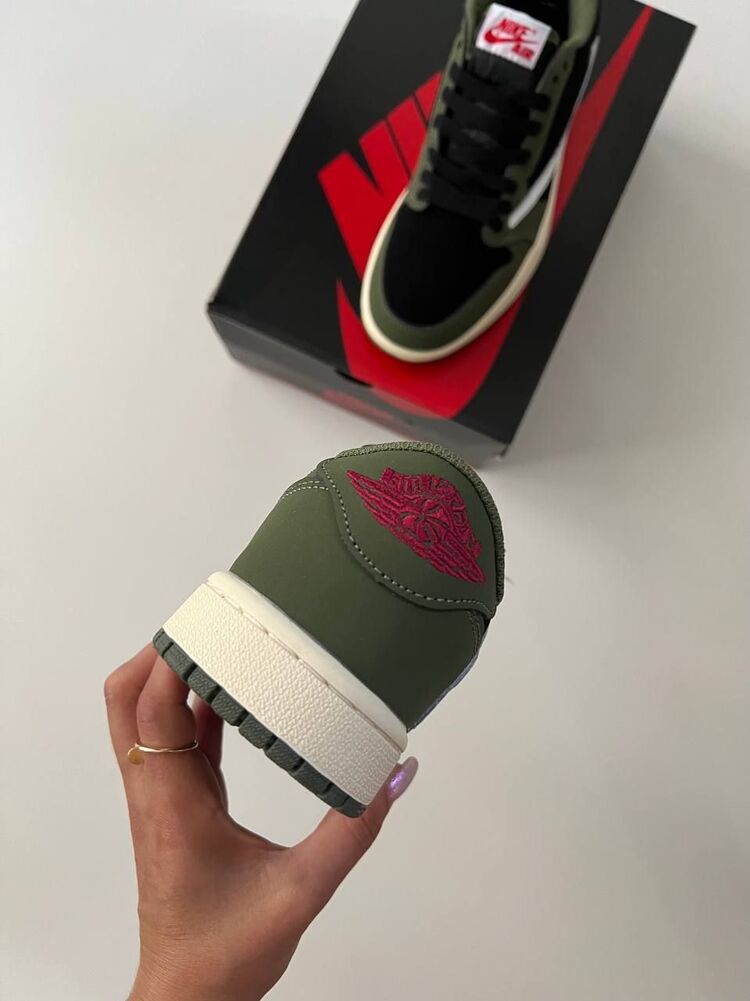 Travis Scott x Air Jordan 1 Low OG Black Olive