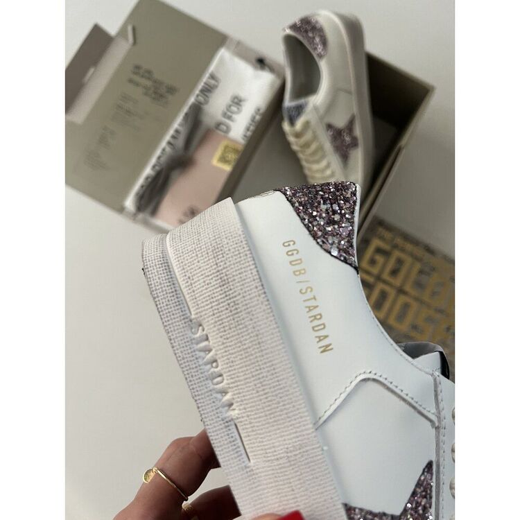 Golden Goose “White Purple” Glitter
