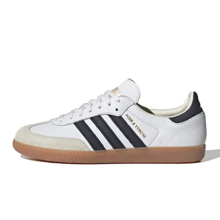 Sporty & Rich x Adidas Samba OG 'White Black'