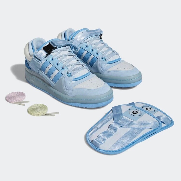 Bad Bunny X Forum Buckle Low Blue Tint