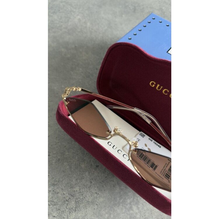 Gucci Gözlük Gold Brown