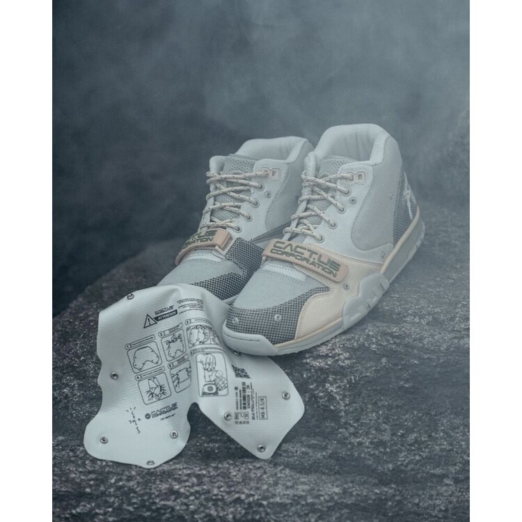 Travis Scott x Nike Air Trainer 1 SP 'Grey Haze'