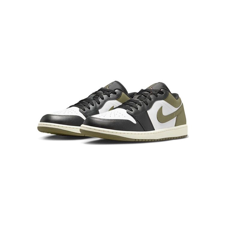 Air Jordan 1 Low 'black toe medium olive'