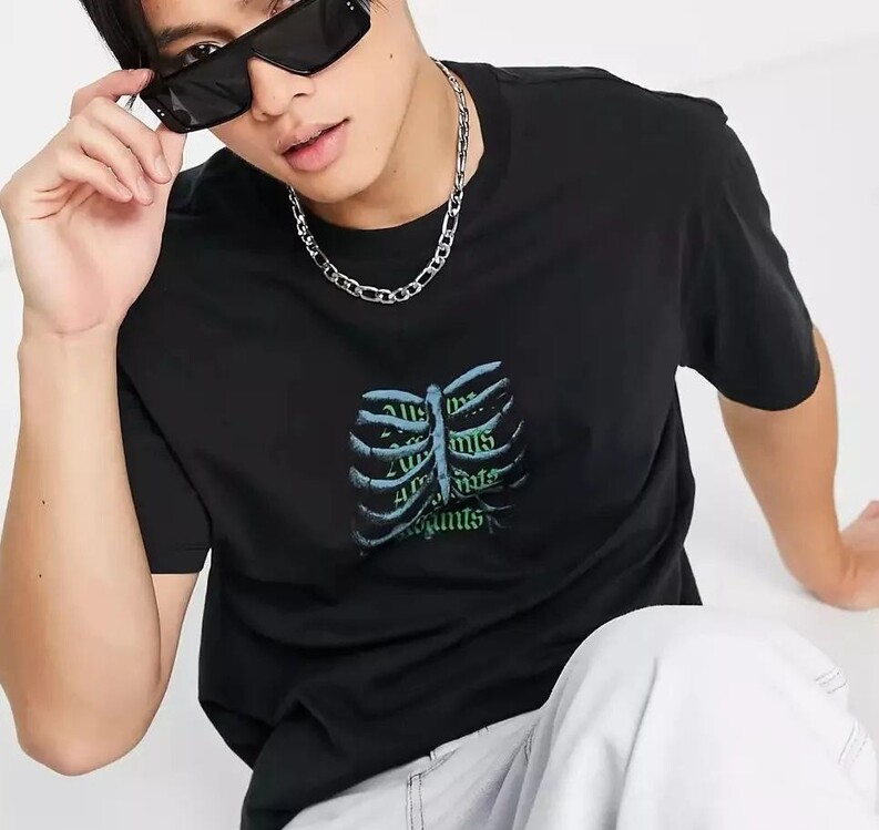 Oversize Baskılı Tshirt