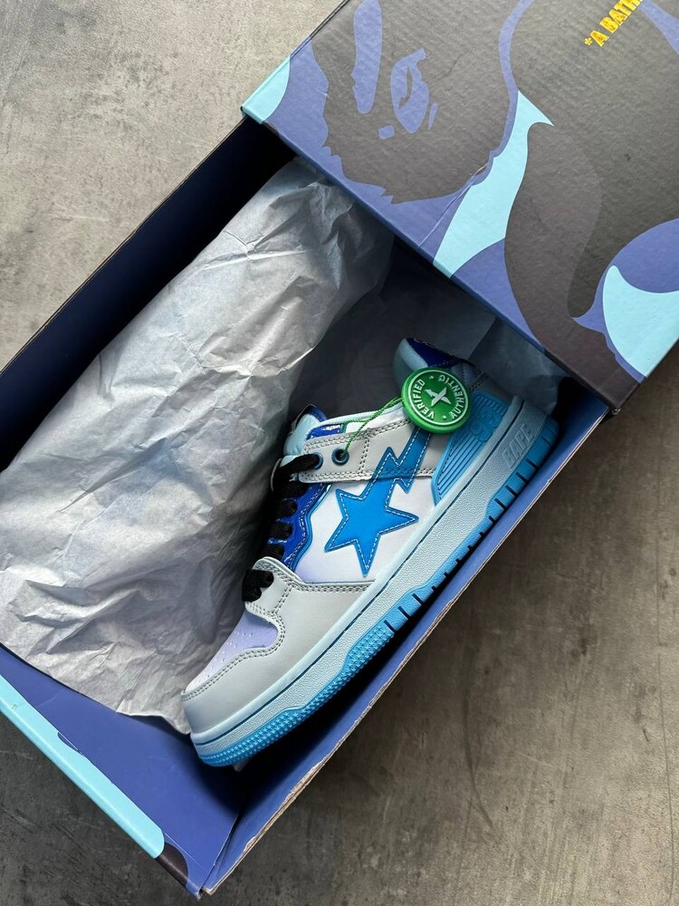 Bape SK8 Sta Low ‘Metallic Blue’