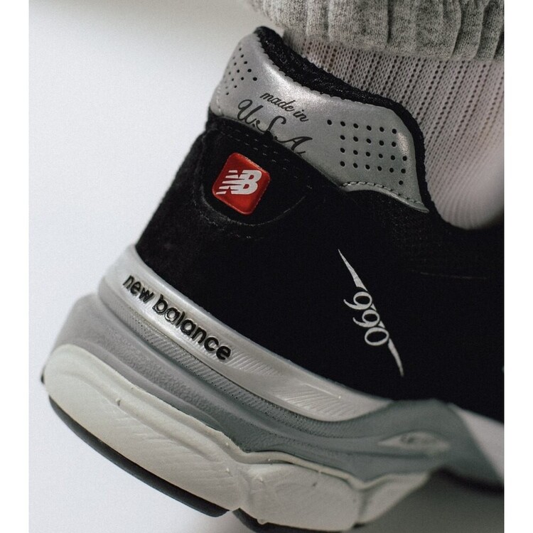 New Balance 990 V3 USA BLACK WHİTE