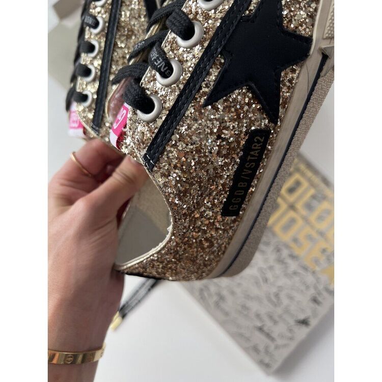 Golden Goose “Gold Glitter”