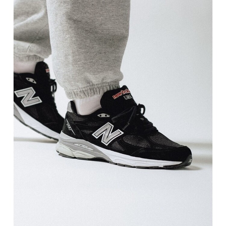 New Balance 990 V3 USA BLACK WHİTE