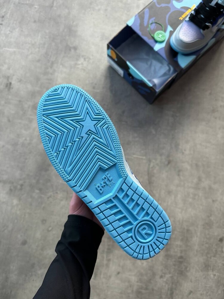 Bape SK8 Sta Low ‘Metallic Blue’