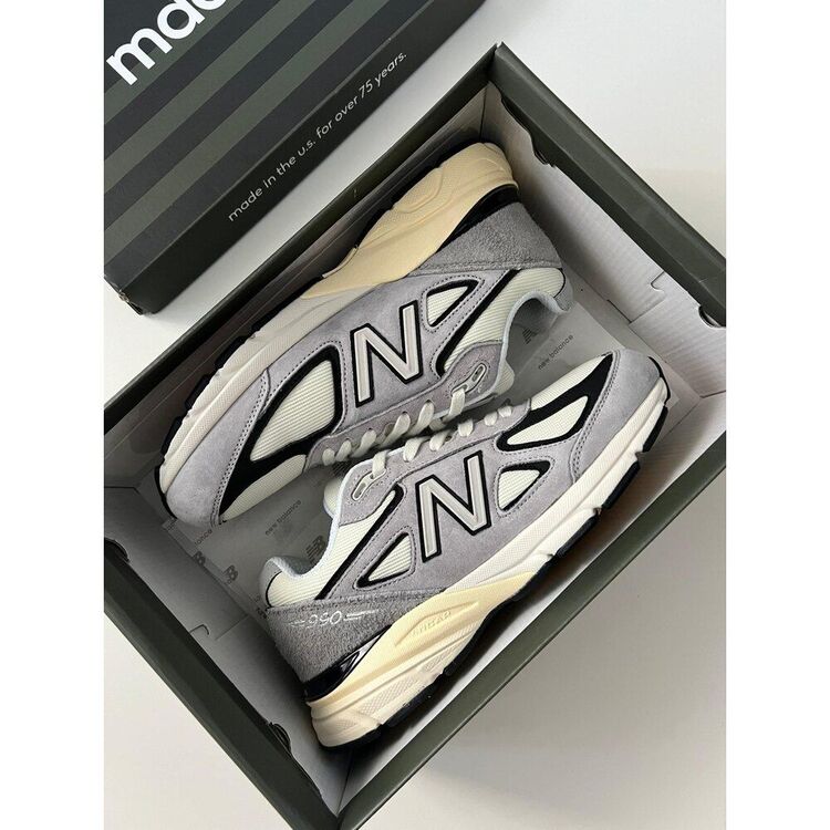 New Balance X Teddy Santis 990V4 Made In Usa | Grey Balck