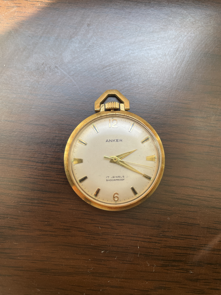 Vintage Anker Kurmalı Cep Saati