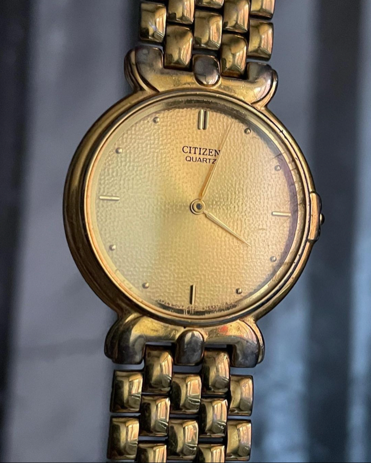 Citizen Altın Kaplama Vintage Kadın Saati