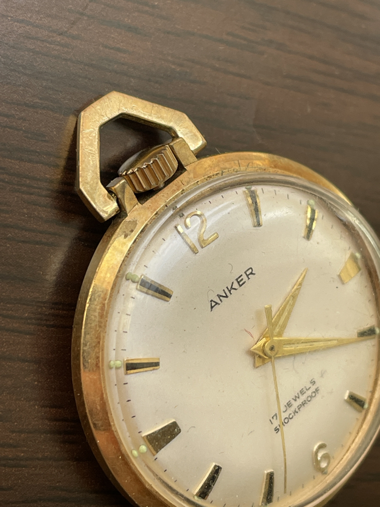 Vintage Anker Kurmalı Cep Saati