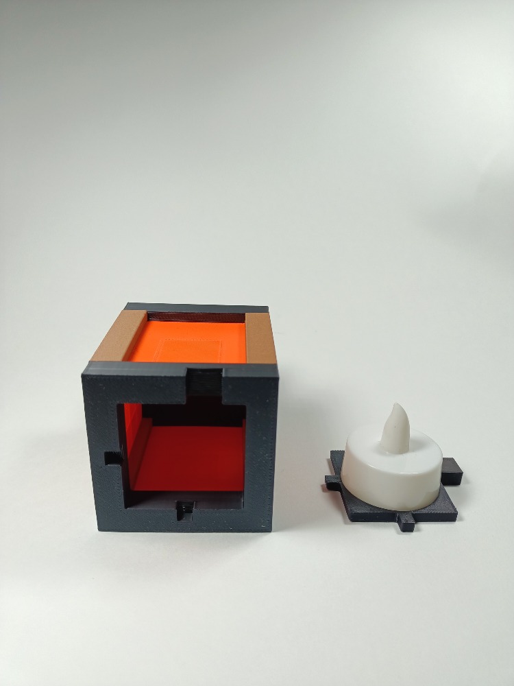 Minecraft Lambası Işıklı