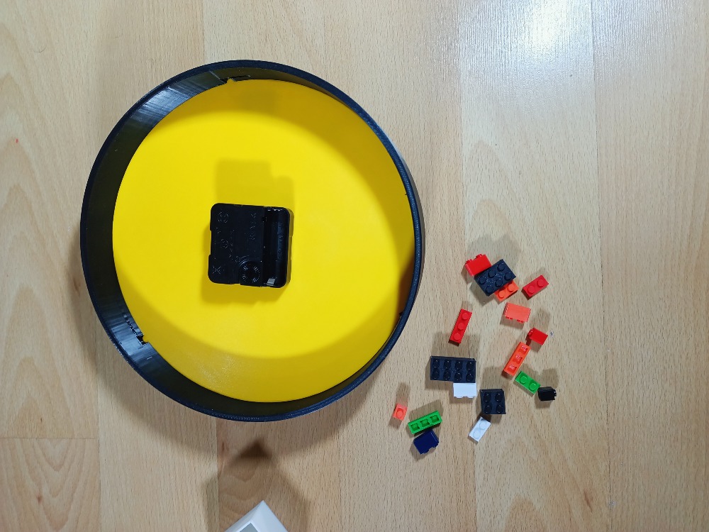 Lego Değiştirilebilir Duvar Saati
