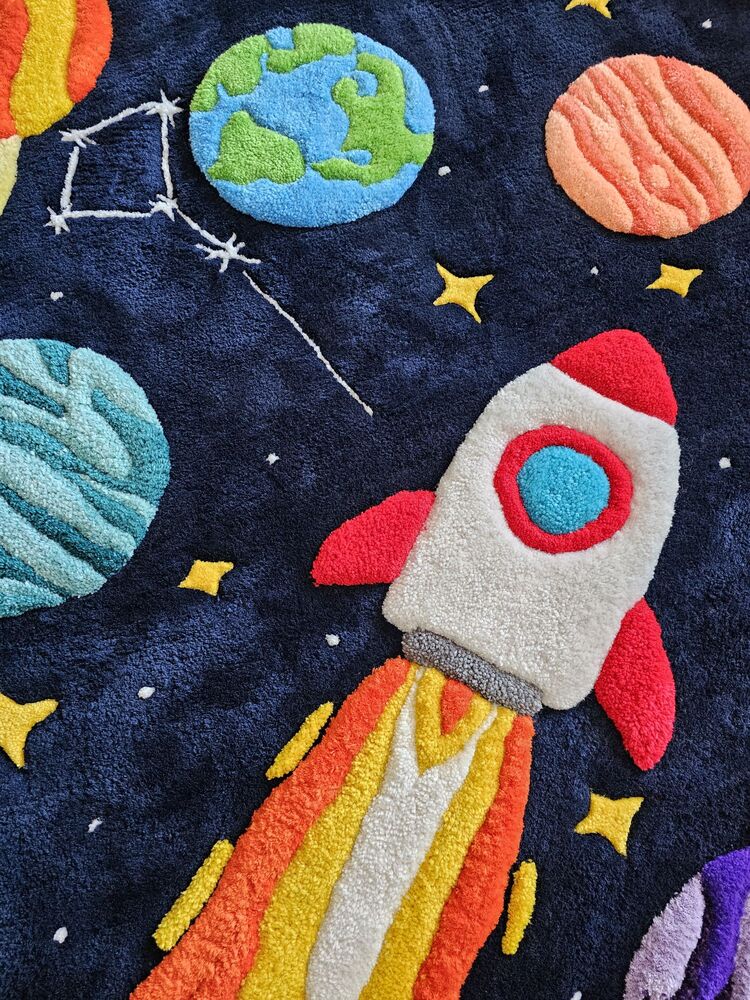 3 boyutlu Uzay Tufting Halı