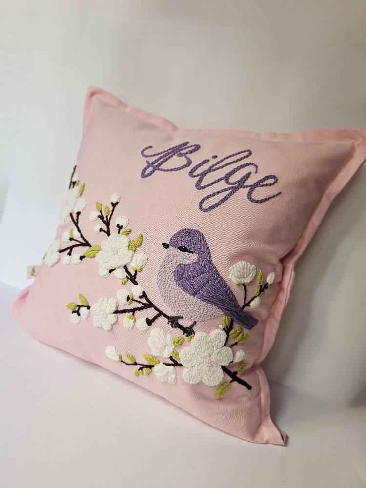 İsme Özel Bebek/Çocuk Kırlent Kılıfı