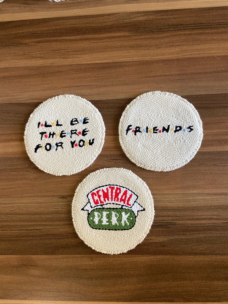 Friends Temalı Bardak Altlıkları