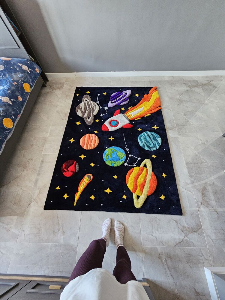 3 boyutlu Uzay Tufting Halı