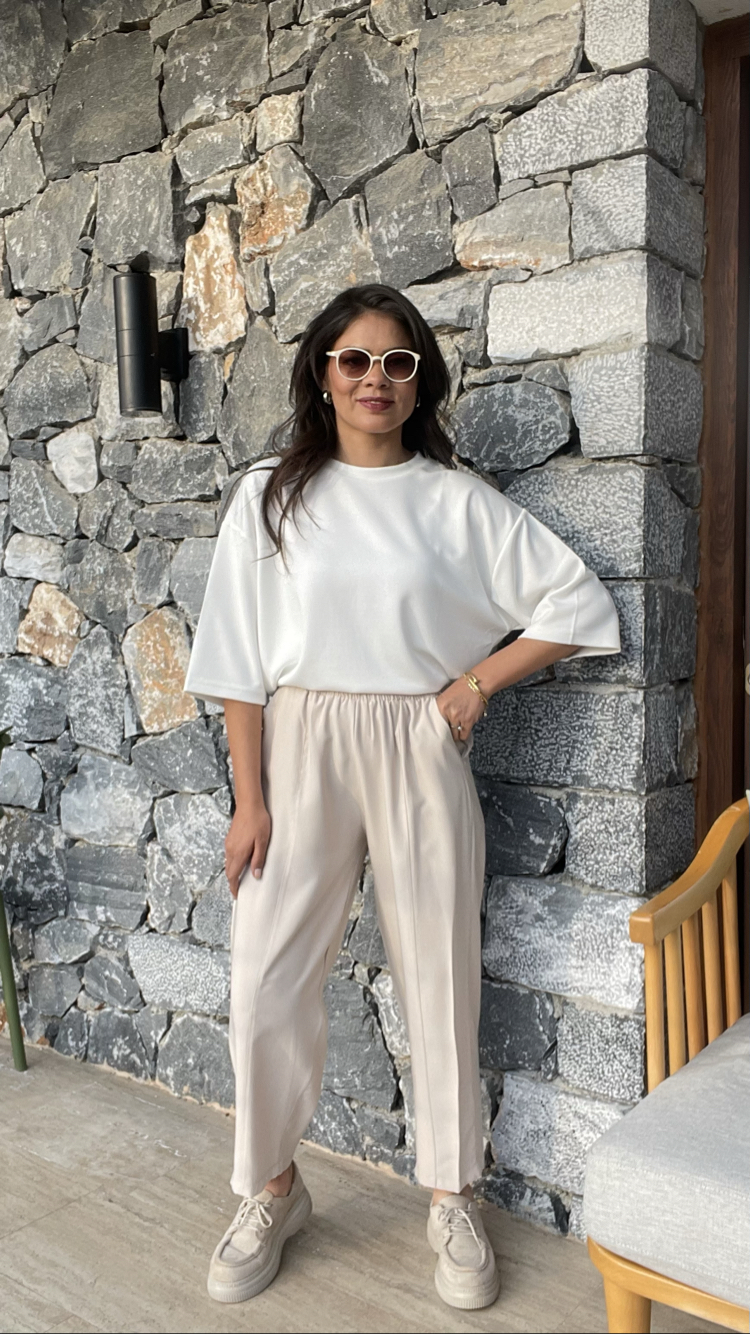 Gabardin Modal karışımlı pantolon