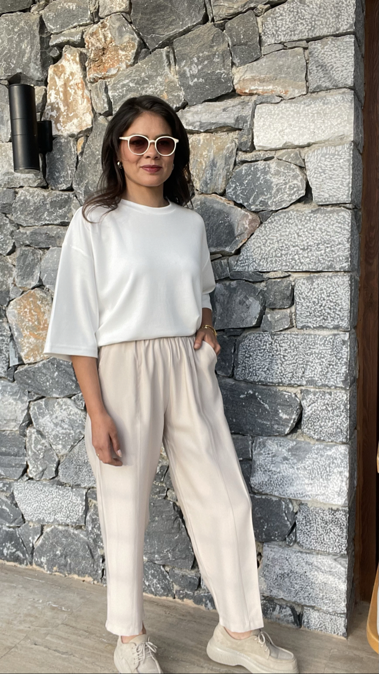 Gabardin Modal karışımlı pantolon