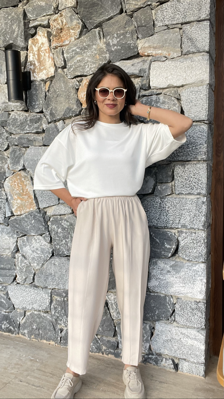 Gabardin Modal karışımlı pantolon