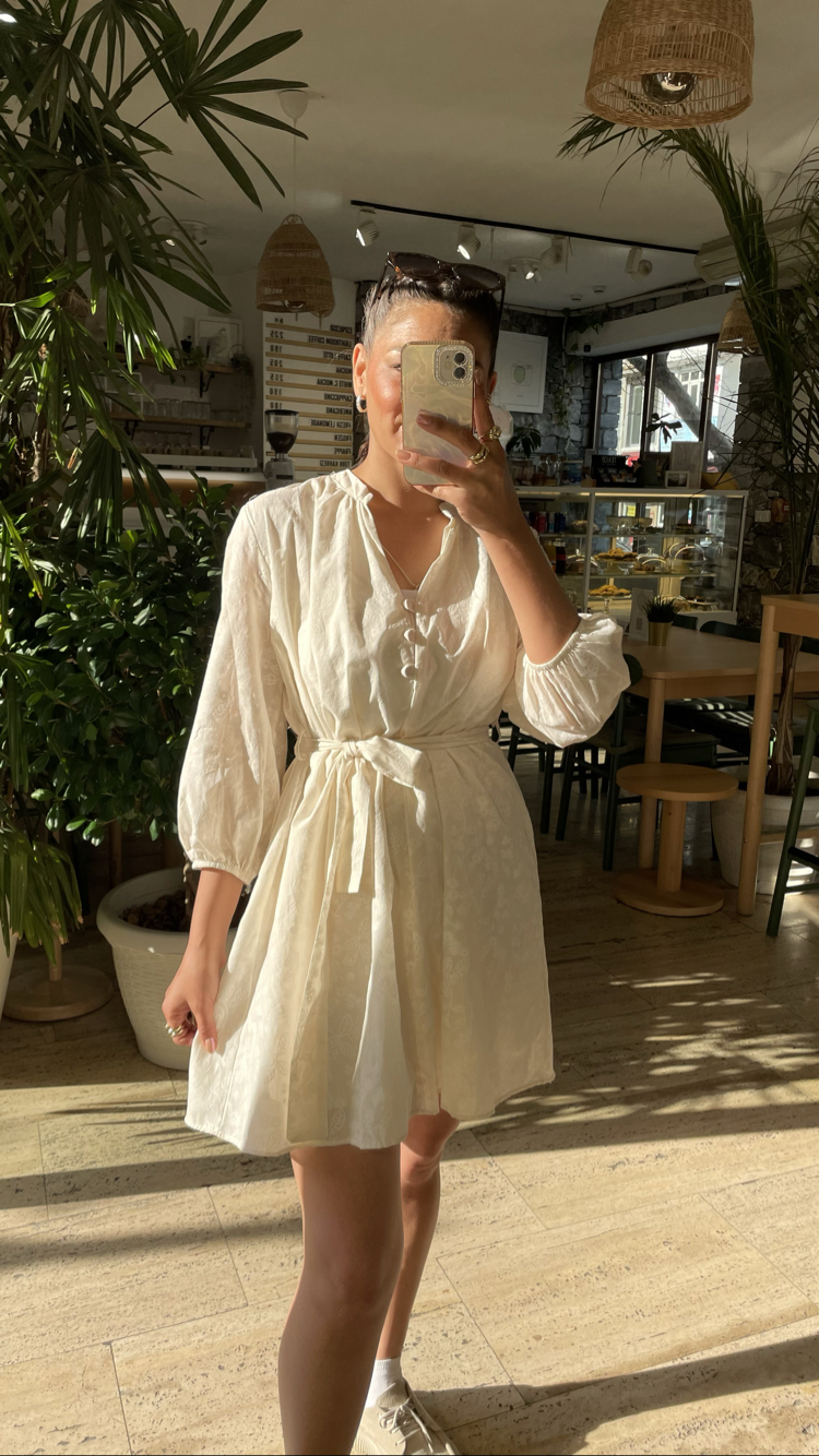 Zr marka model nakış baskı elbise