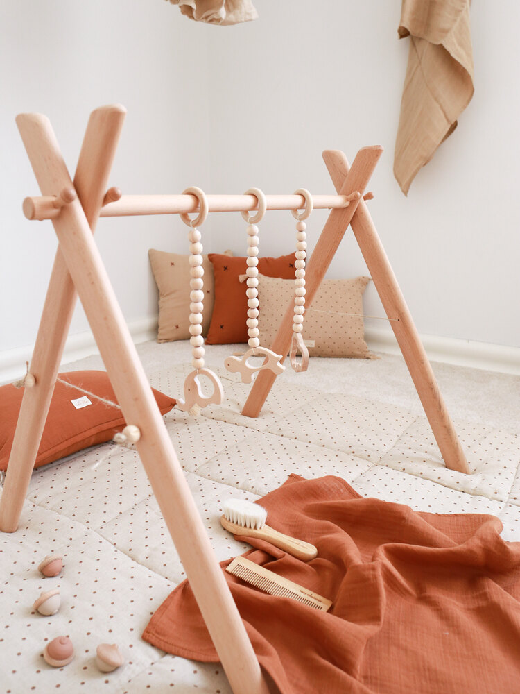 Wood Baby Gym - Naturel