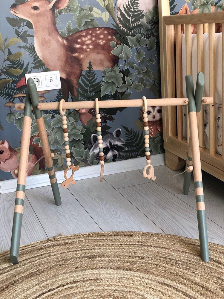 Wood Baby Gym - Adaçayı