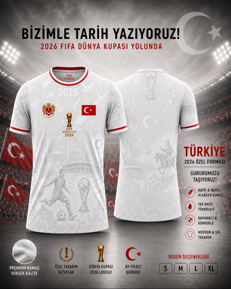 2026 Dünya Kupası Özel Forma 2’li Set