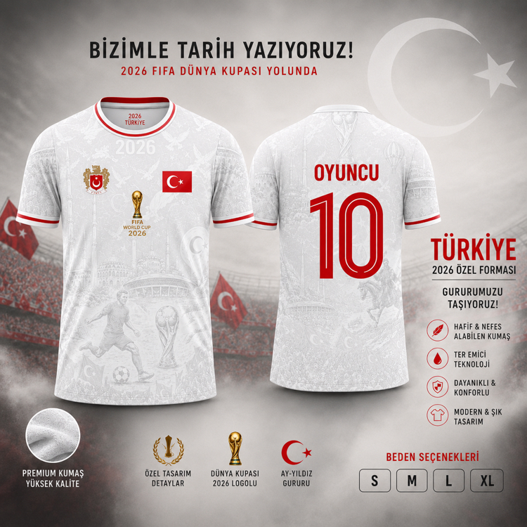 2026 Dünya Kupası Özel Türkiye Forması
