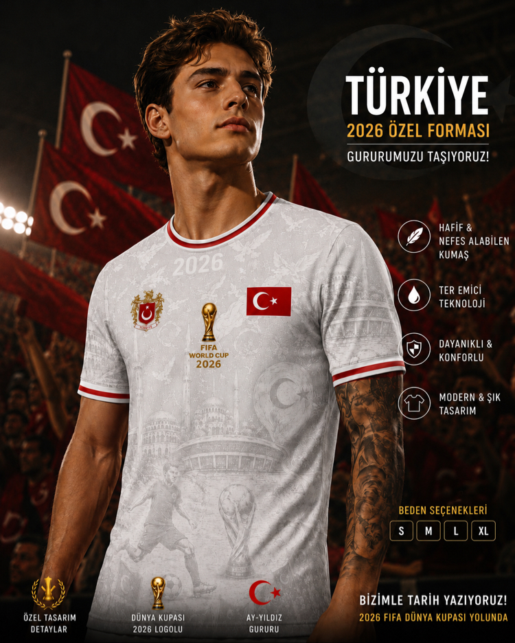 2026 Dünya Kupası Özel Türkiye Forması