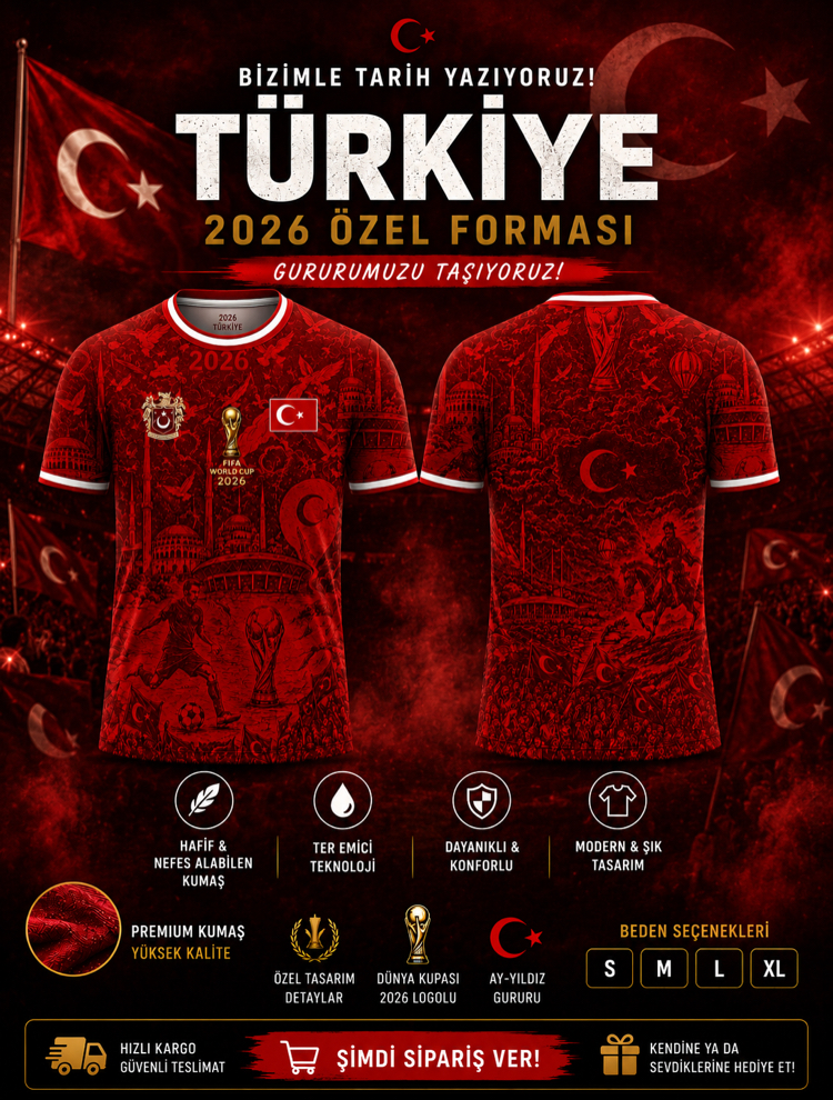 2026 Dünya Kupası Özel Forma 2’li Set