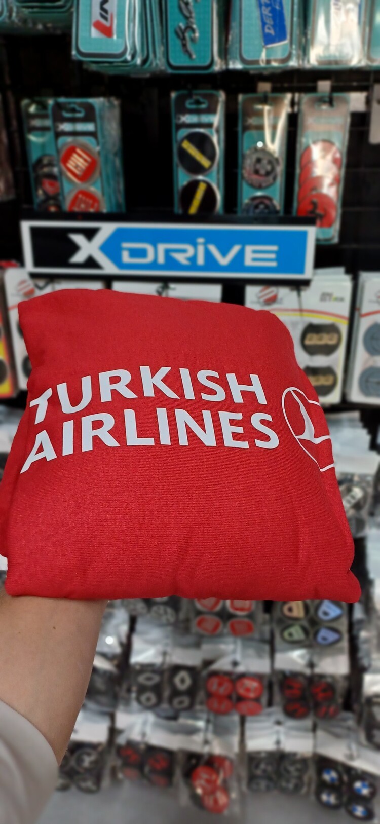 KIRMIZI TURKISH AIRLINES OTO SERVİS KILIFI
